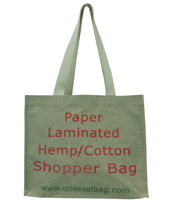 OB334 - Shoulder Strap Hemp / Cotton Bag